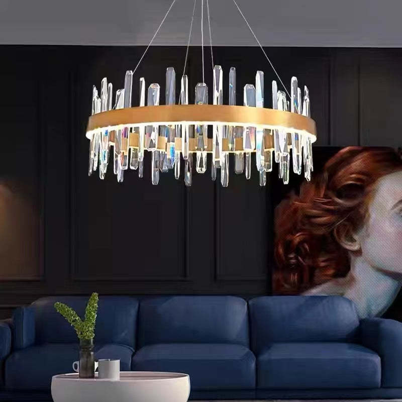 Marylin Moderne LED Hanglamp Metaal/Kristal Goud Slaapkamer/Woonkamer/Eetkamer