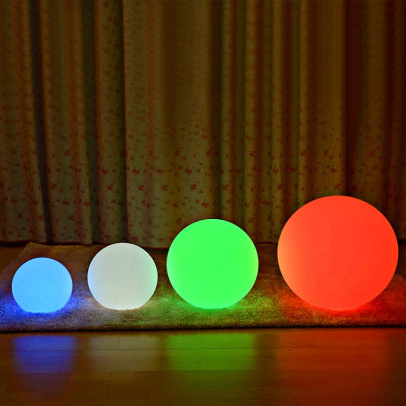 LED Valentina Neon Kleur Bolvorm PVC Vloerlampen Afstandsbediening