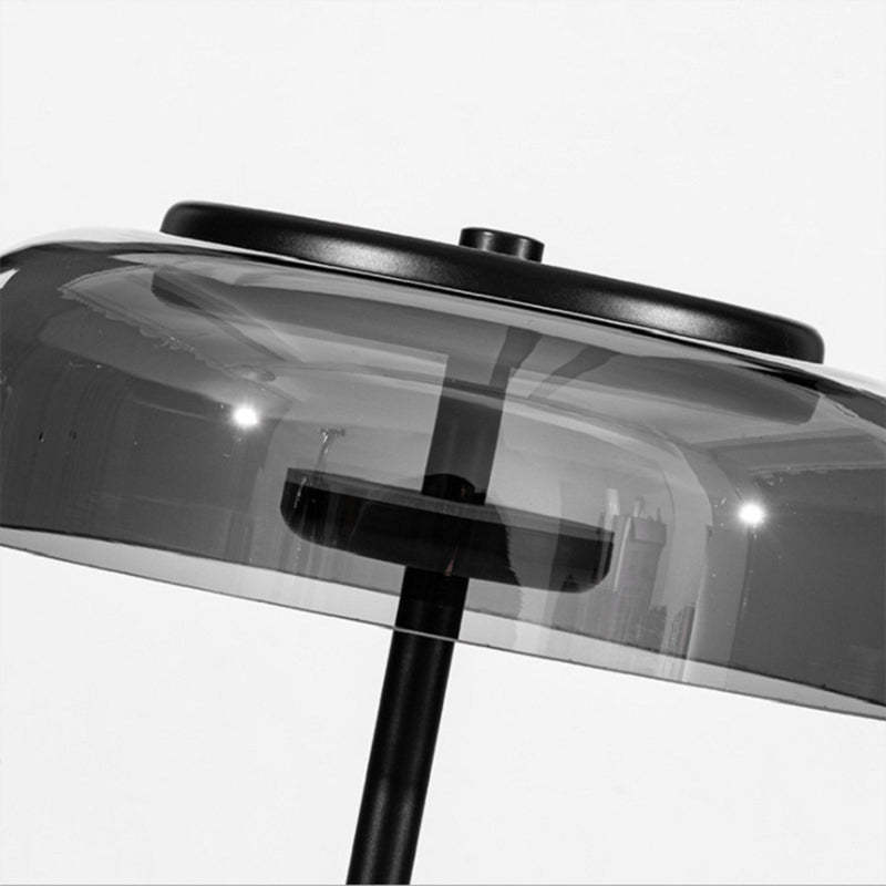 Nordic Ronde LED Tafellampen Zwart Glas Metaal Eetkamer Woonkamer