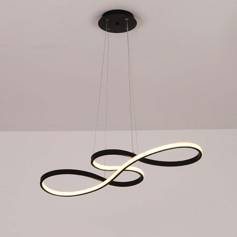 Louise Design LED Hanglamp Metal/Silicone Zwart/Wit/Goud Slaap/Eet/Woonkamer