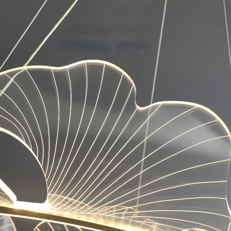 Marilyn Modern Florid LED Hanglamp Transparant Metaal/Acryl Slaapkamer/Woonkamer/Eetkamer