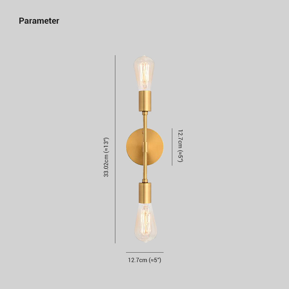 Alessio Moderne Minimalistische Wandlamp Metaal Zwart/Zilver/Goud Badkamer