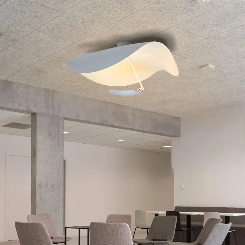 Eveline Modern Design Hanglamp 2 kleuren, Goudfolie, Dia 40/60/80CM, Woon/Eetkamer