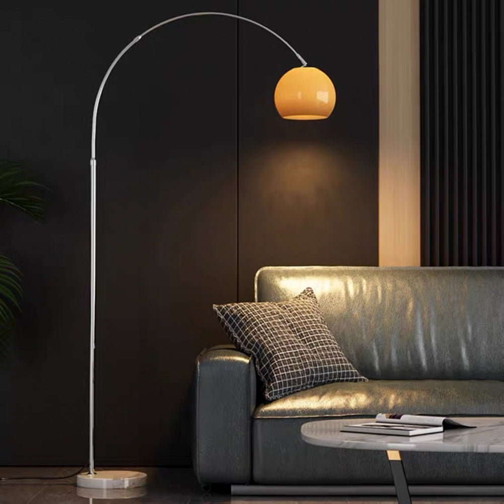 Salgado Design LED Vloerlamp Oranje Wit Metaal Eetkamer Slaapkamer